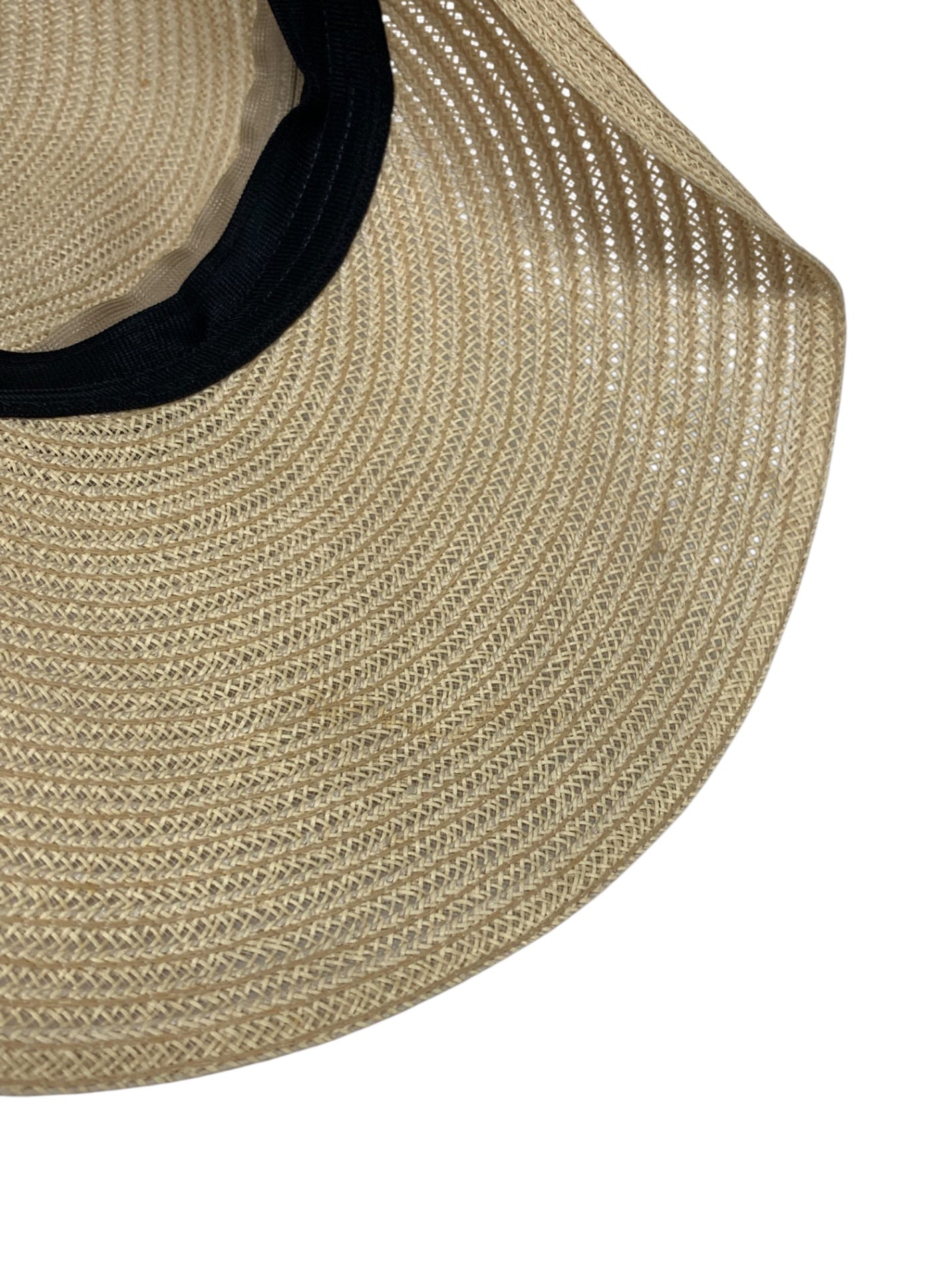 バーバリー ゴルフ BGK73--851-50 サンバイザー ベージュ 2way ストロー ノバチェック ITA3NE2FJJF4