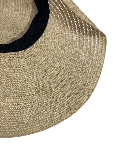 バーバリー ゴルフ BGK73--851-50 サンバイザー ベージュ 2way ストロー ノバチェック ITA3NE2FJJF4