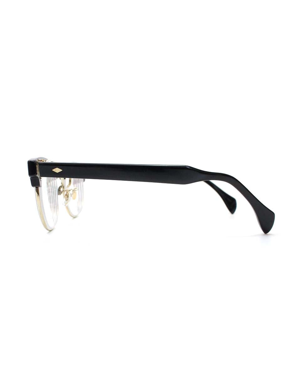 ニードルズ PAPILLON GLASSES - SAMUEL メガネ ブラック 跳ね上げ式 フルリム ボストン ITKUD85G7H6Q
