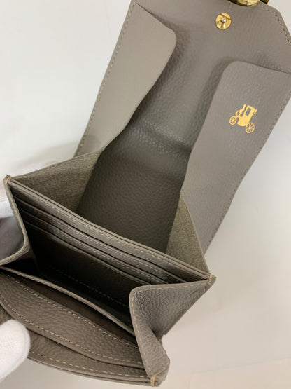 アタオ ロトロ・ヴィトロ  二つ折り財布 グレー 大容量の二つ折り IT5Y4AT3M42S