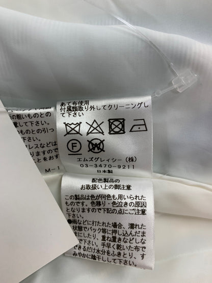 エムズグレイシー 911317 ワンピース 40 ブルー フラワーモチーフ フレア ITAX5UU420MI