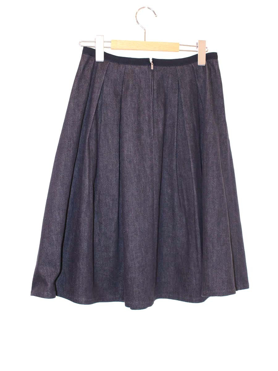 フォクシーニューヨーク Blooming Denim Skirt 41010 スカート 40 ネイビー デニム IT6QRXY9S6OG