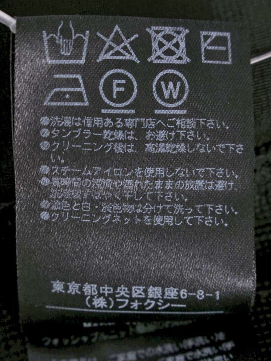 フォクシーニューヨーク 38301 ワンピース 40 ブラック ニット