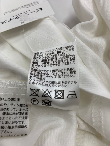 エムズグレイシー カットソー パール 815104 38 ホワイト フリル IT0W4KXCY2ZK