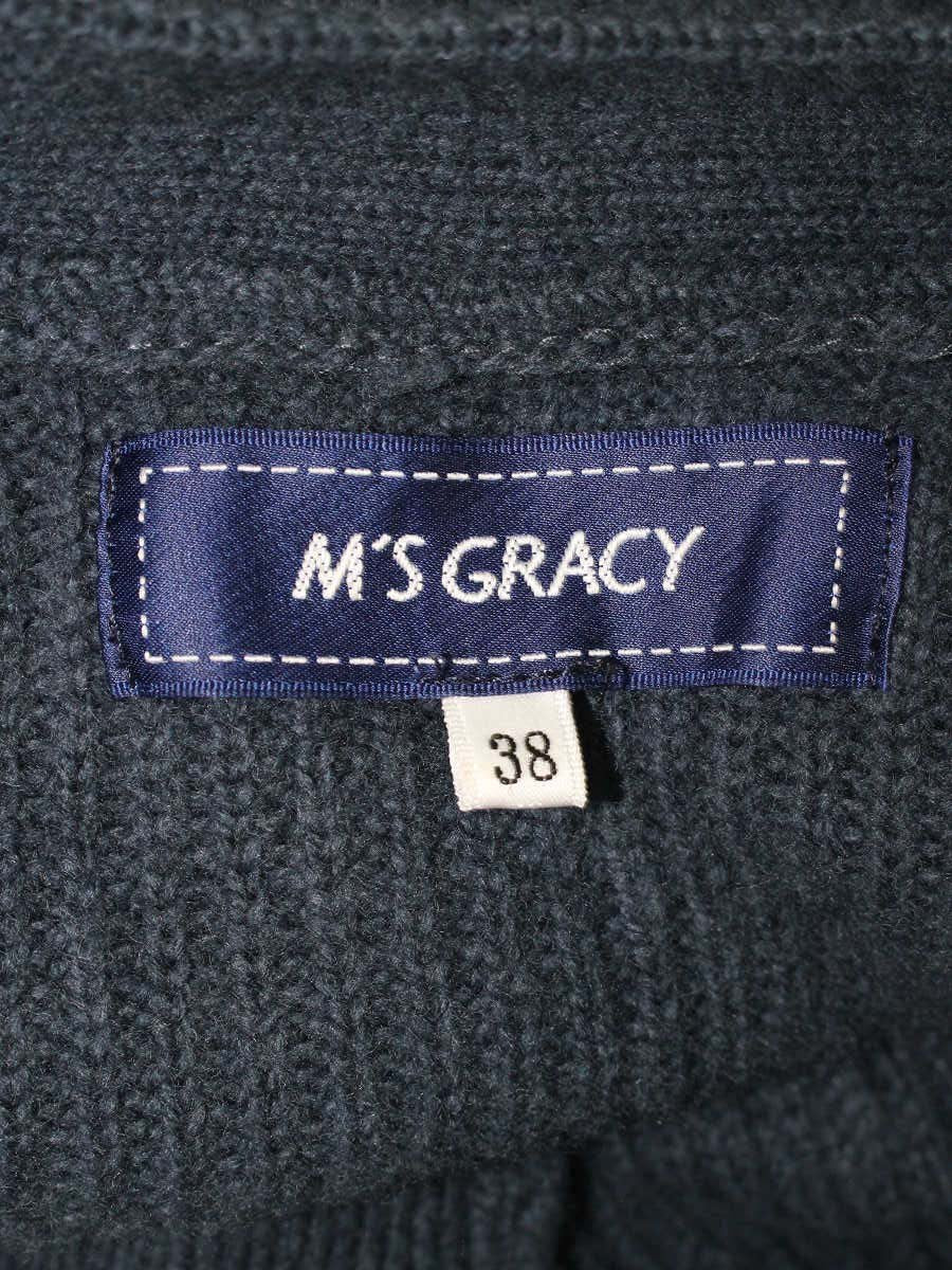 M'S GRACY - エムズグレイシー 418618 ボレロ 38 ネイビー