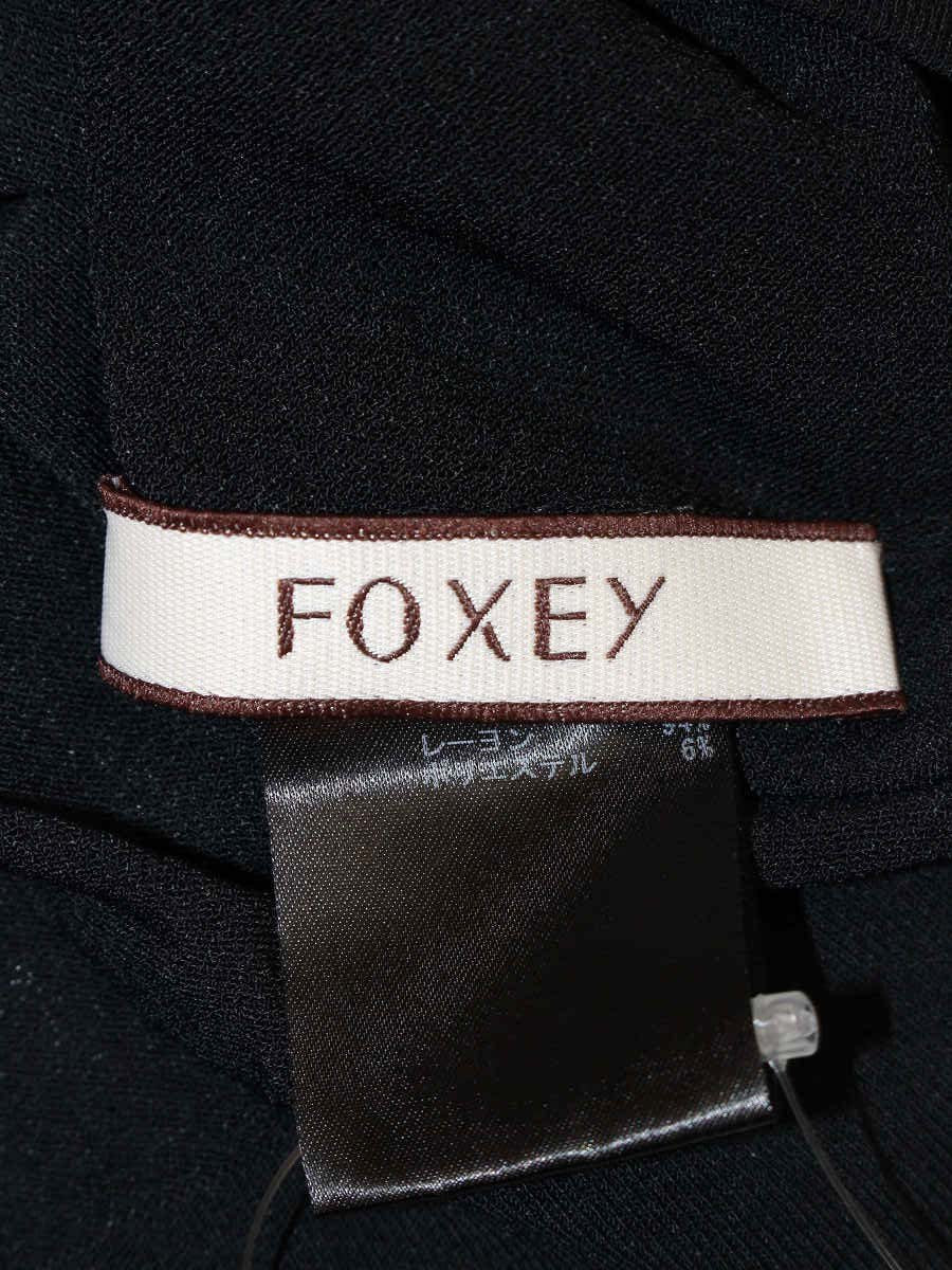 フォクシーブティック Upper Standard 35276 カーディガン 42 ブラック ストレッチ ITOMY3DY187K