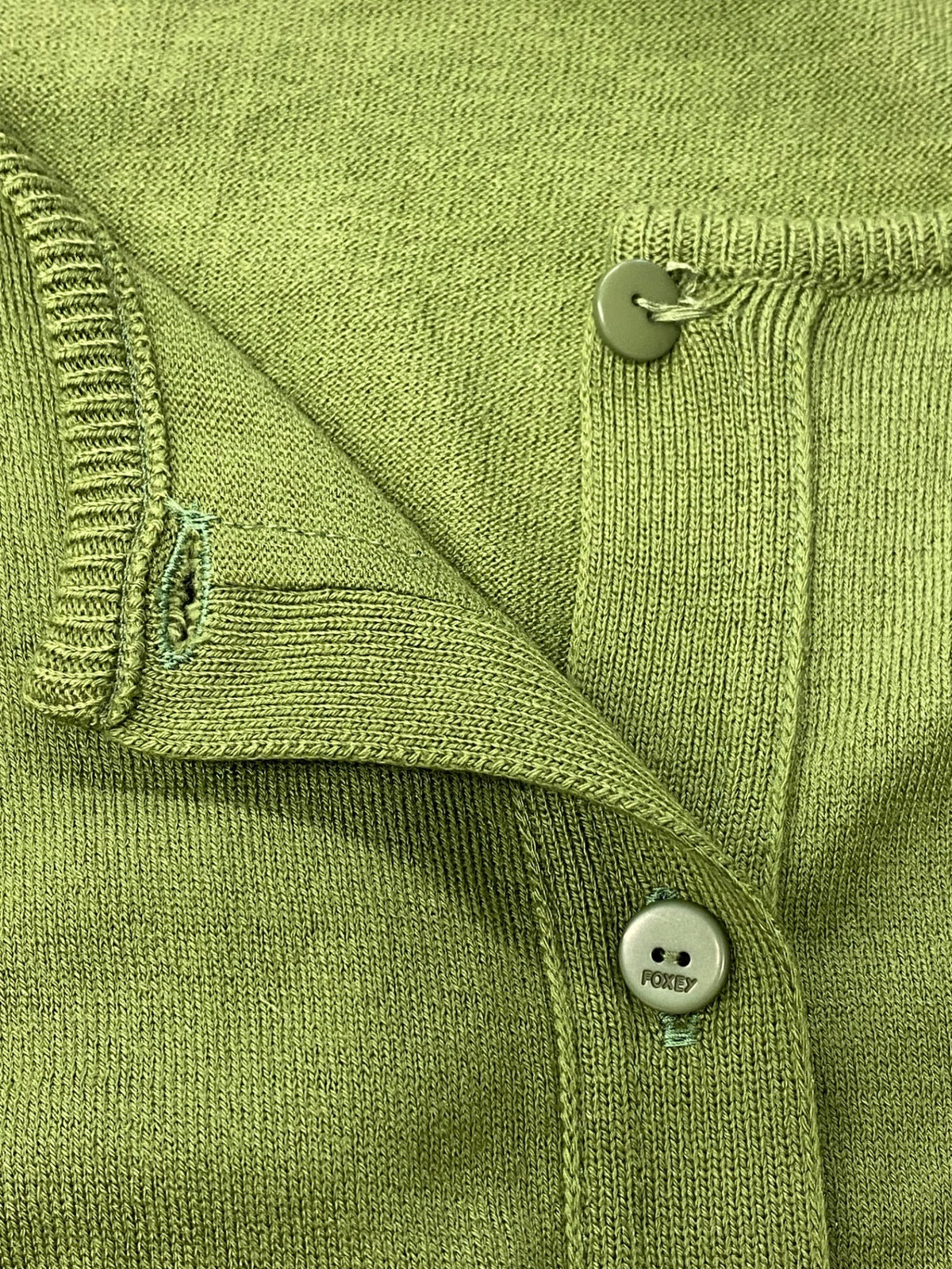 フォクシーニューヨーク Cardigan Lexington 41259 カーディガン 40 グリーン IT93ZCT6WOMH