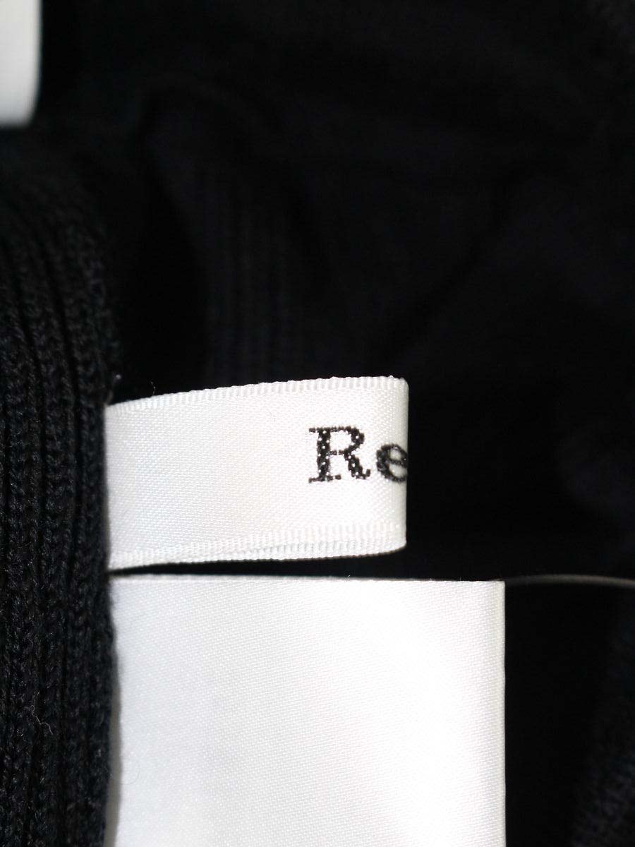 ルネ 6632410 パンツ 34 ブラック ニット IT9GSBJC75VK