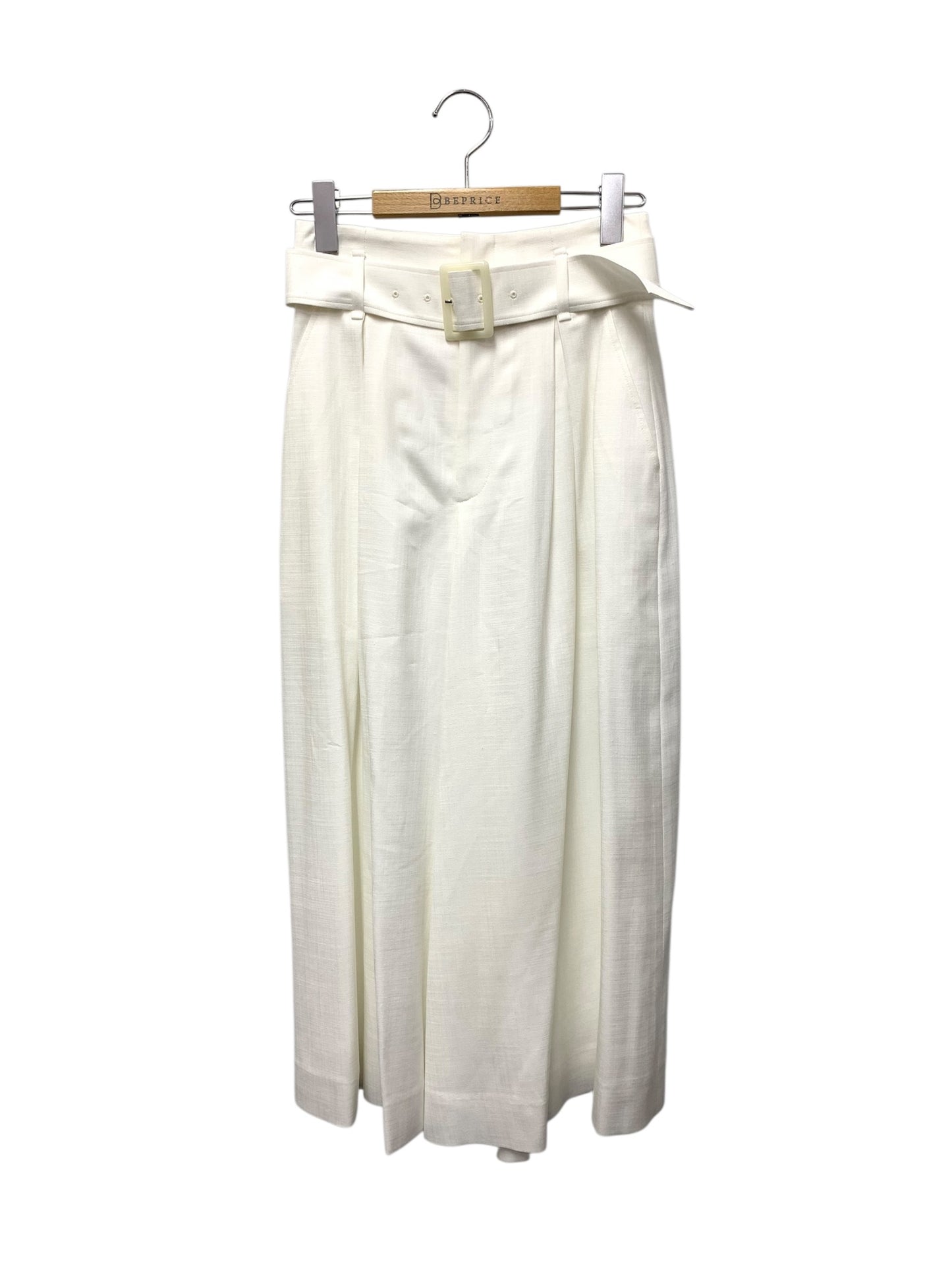フォクシーニューヨーク Relax Linen Pants 40740 ワイドパンツ 38 ホワイト ITTD4U678BNW
