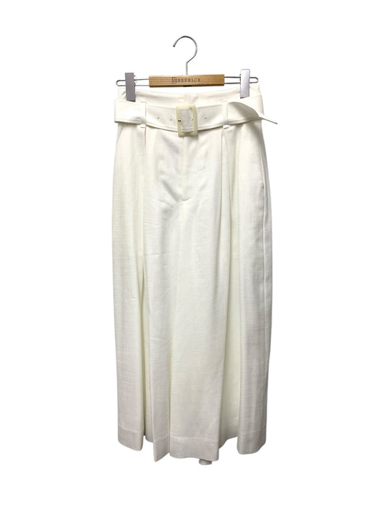 フォクシーニューヨーク Relax Linen Pants 40740 ワイドパンツ 38 ホワイト ITTD4U678BNW