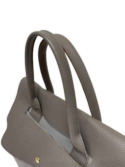 ラシット レザーフラップトートバッグ CE-1033 グレー コットン ドビーキャンバス ITPJ17BWJ8CG