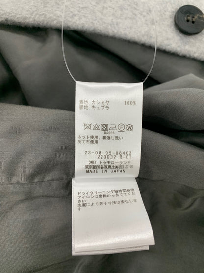 ギャルリーヴィー 23-08-95-08403 ロングコート 36 グレー カシミヤ ITNRXDHA4OUA