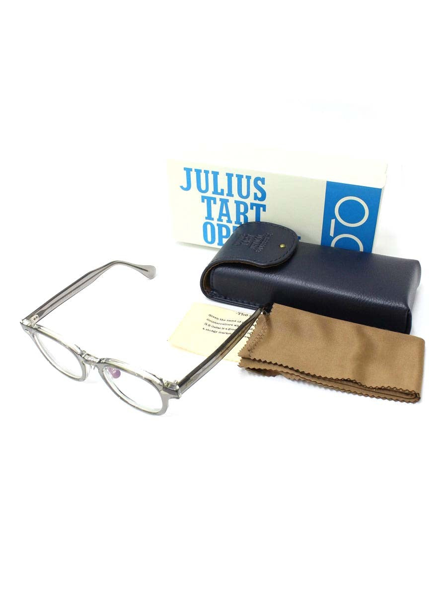 ジュリアスタートオプティカル AR / TORTOISE PL-002C 46-22 メガネ グレー セルフレーム フルリム ボストンウェリントンシェイプ ITB151F200PH