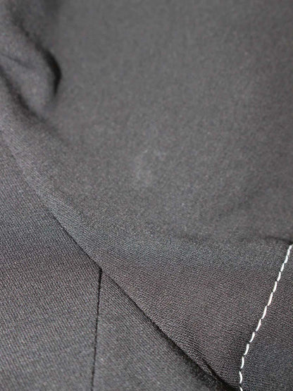 エムズグレイシー Ribbon Check Dress 811317 ワンピース 36 ブラック 半袖 リボン チェック ITGR99LJ5IS4