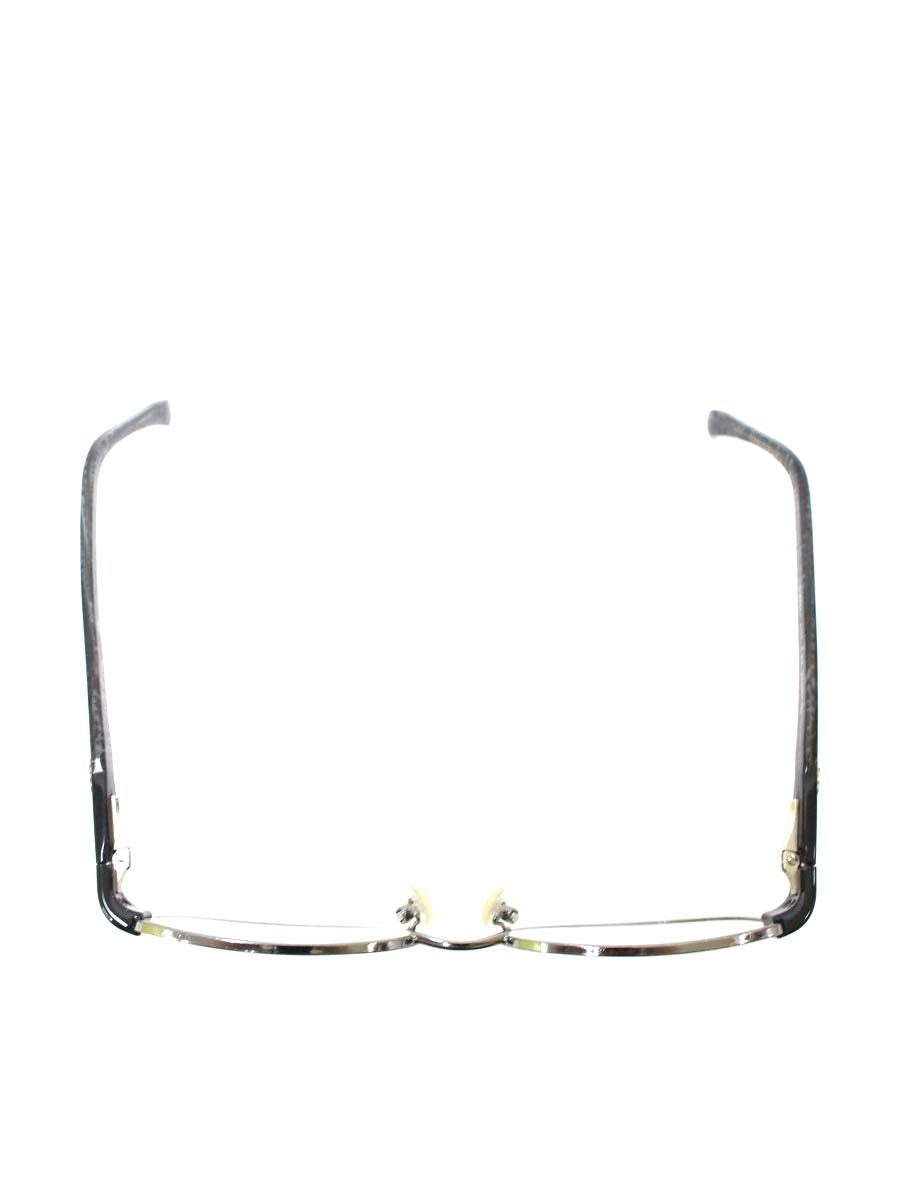 シャネル 2155 メガネ メタルシルバー/ブラック コンビフレーム フルリム オーバル（楕円） ITINUP1VAFIO 【SALE】