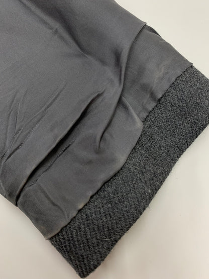 エムズグレイシー 621715 ワンピース 40 チャコール 刺繍 ウール混 衿付き IT2DMGR4KF8W