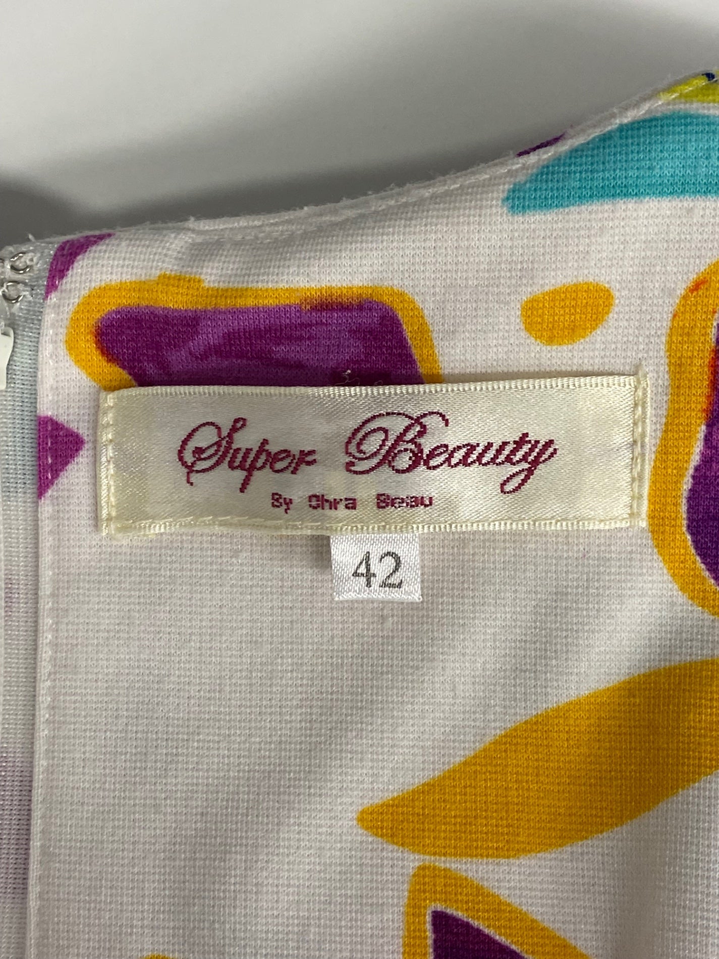 スーパービューティー ワンピース 42 ホワイト ビジュー ITT31RV39TH8
