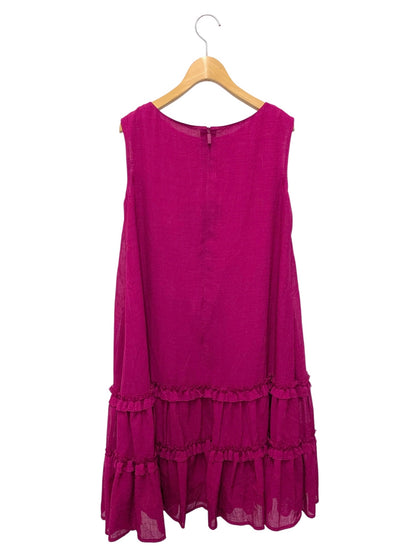 ルネ 5426970 ワンピース 36 パープル フリル フレア ITJ1AAYY0BUS