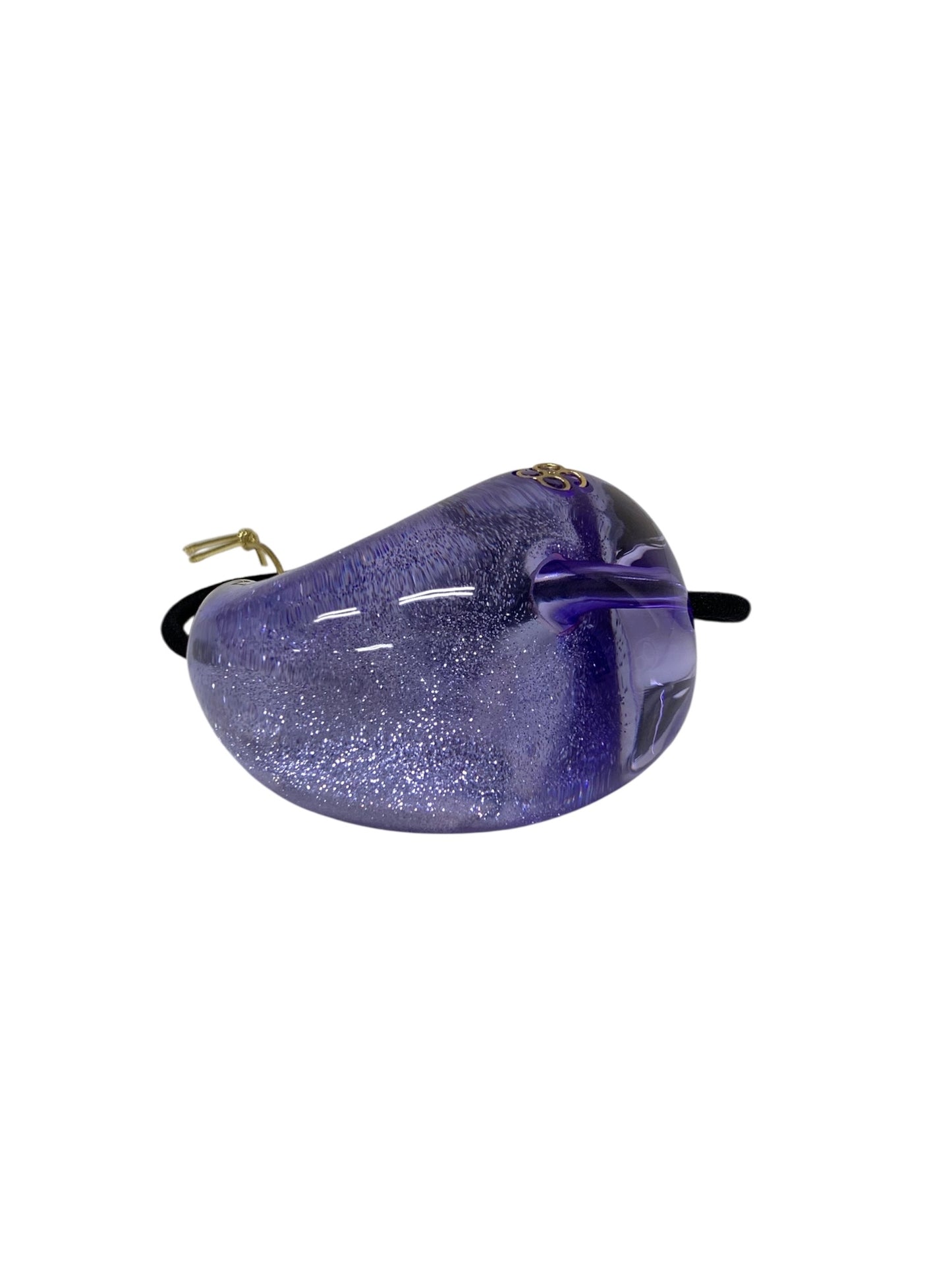 コレットマルーフ ヘアーゴム パープル アクリル ラメ ティアドロップ IT7AQDQSMT61 【SALE】