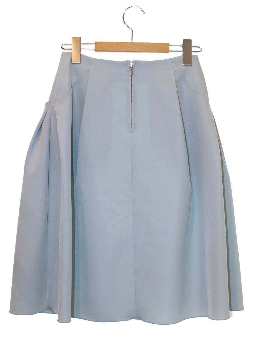 フォクシーニューヨーク Skirt Irips Flare  36424 38 ブルー 2019年増産品 ITVM8MWXXM6C