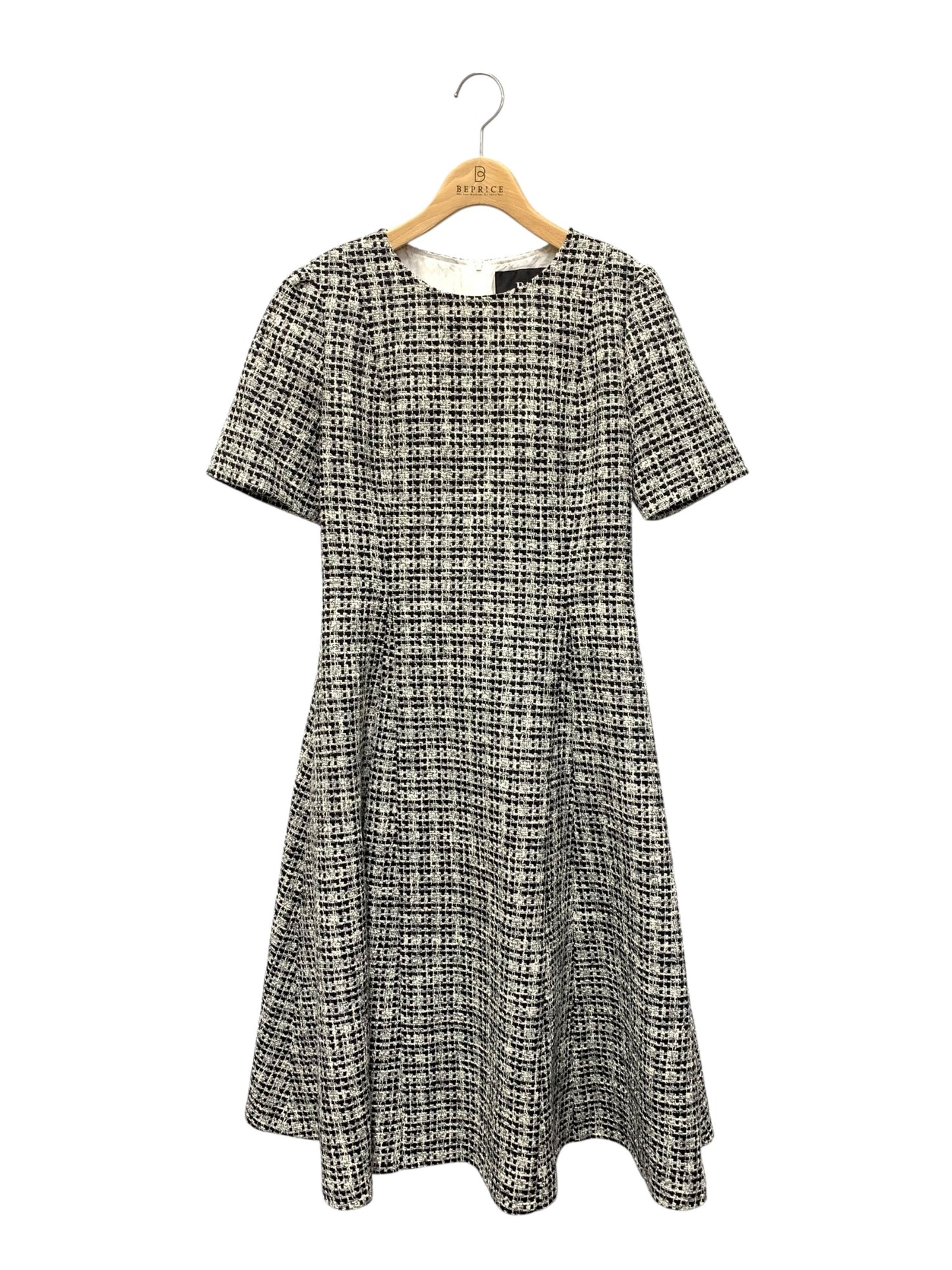 ルネ 5516010 ワンピース 38 ホワイト ツイード ITXLLRGYG6NS