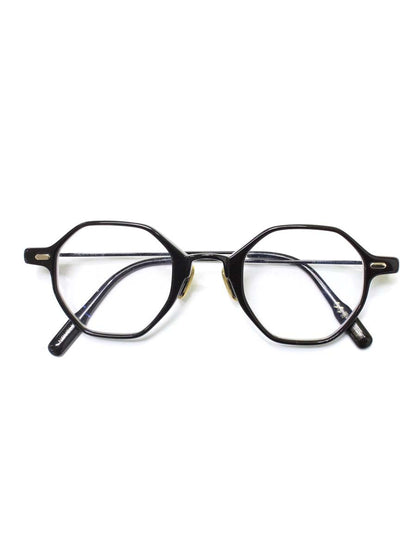 オージーバイオリバーゴールドスミス NOVELIST メガネ ブラック オクタゴン コンビフレーム IT00RUL8A71U