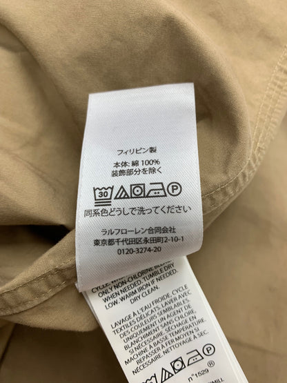 ポロラルフローレン ベルテッド コットン オックスフォード シャツドレス シャツワンピース 4 ベージュ ITJ3DXTD3ZQ8 【SALE】