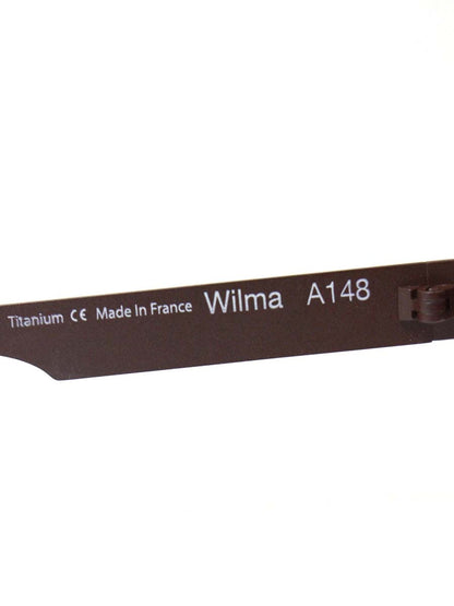 アンバレンタイン Wilma A148 メガネ ブラウン titanium メタルフレーム ボストン ITZ52X6JFAG9