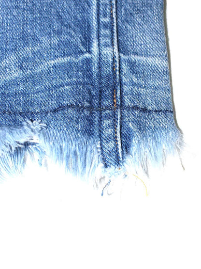 アッパーハイツ THE TAYLOR -ULTRA MARINE DESTROY- 980119 23 ライトブルー ダメージ加工 クロップド カットオフ デニムパンツ ボトムス IT75C4J7DY6K 【SALE】