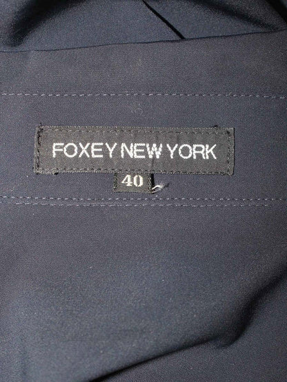 フォクシーニューヨーク クールストレッチジャケット 22795 40 ネイビー IT014EXIMPW0