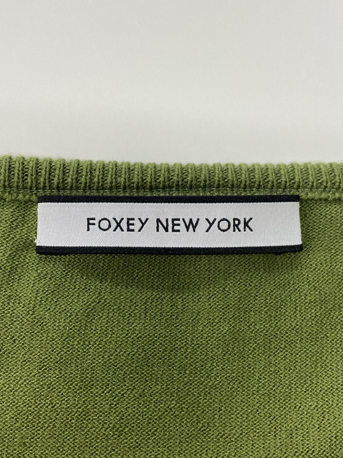 フォクシーニューヨーク Cardigan Lexington 41259 カーディガン 40 グリーン IT93ZCT6WOMH