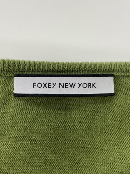 フォクシーニューヨーク Cardigan Lexington 41259 カーディガン 40 グリーン IT93ZCT6WOMH