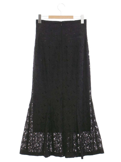 Her lip to フローラル レース マーメイド スカート 1231304096 M ブラック ITCSFPL5U93U 【SALE】