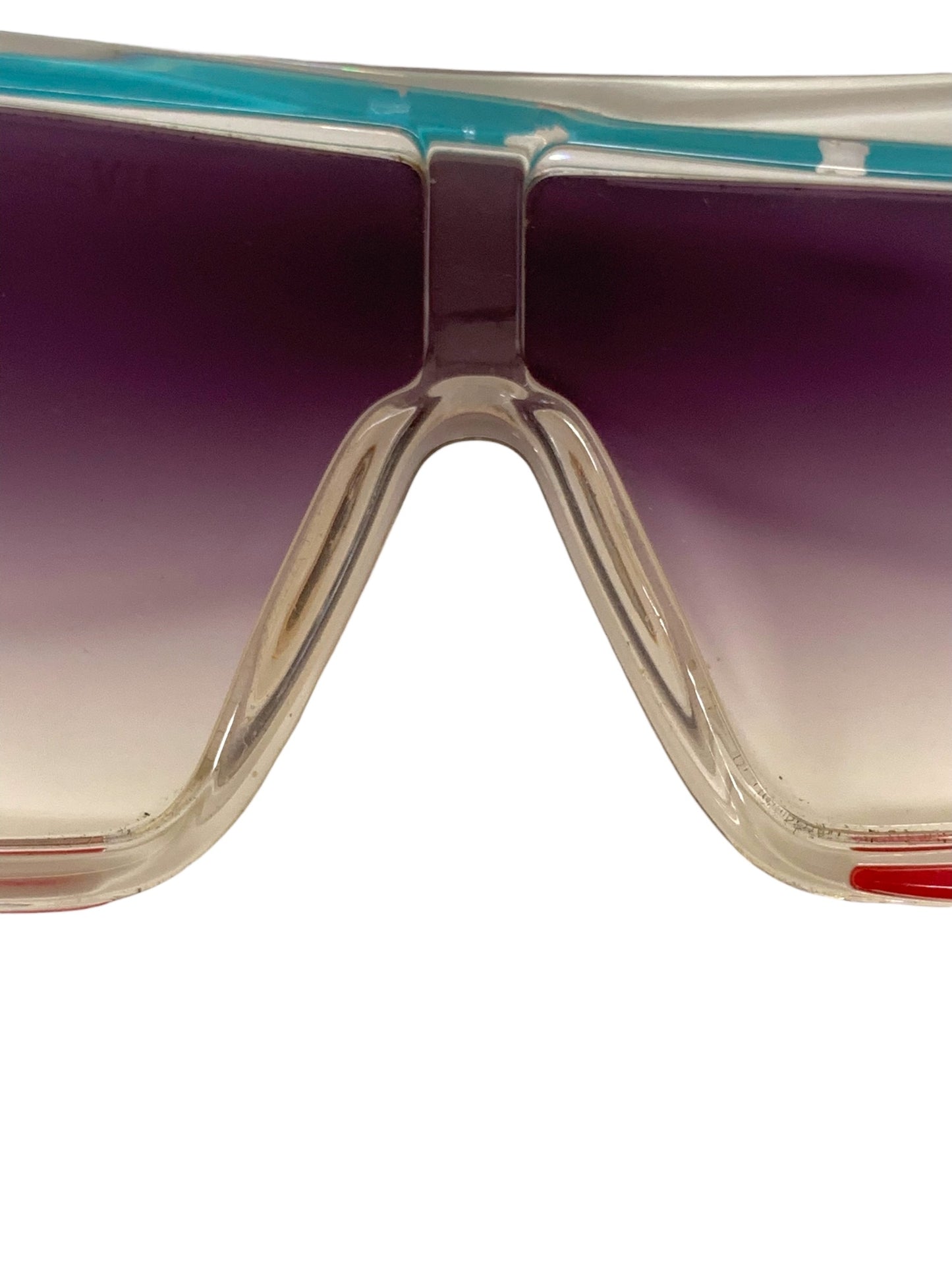 カザール MOD.858 サングラス 透明 セルフレーム ハーフリム（ナイロール）ウェリントン ITPYBX0S7PIC