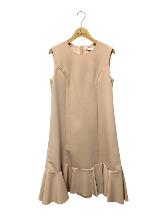 フォクシーブティック Dress Freesia 37075 ワンピース 42 ベージュ ヘムライン ITZSUVPALCF4