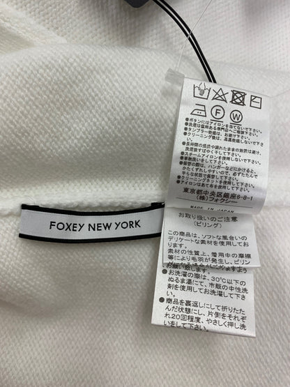 フォクシーニューヨーク Regine レギーネ 42622 カーディガン 38 ホワイト ITHD22Z3SL28