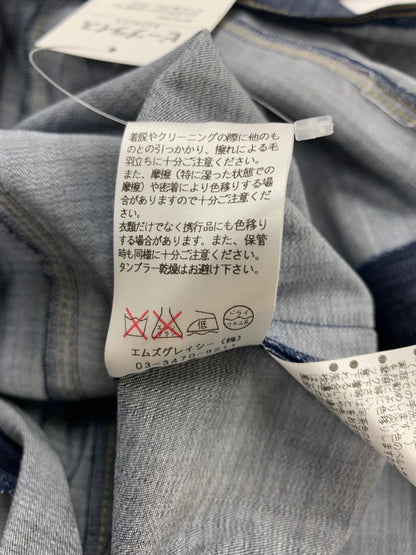 エムズグレイシー 121302 ワンピース 38 ブルー デニム ITIWLJ59ZFYK