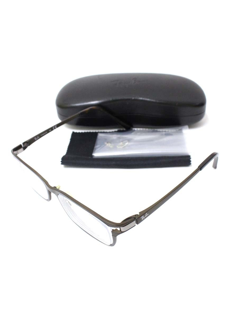 レイバン RB8727D メガネ ブラッシュチタニュウム メタルフレーム フルリム スクエア ITP0HR4CD2FG