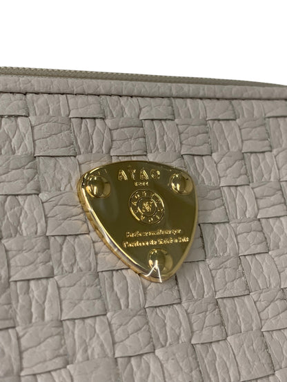 アタオ slimoスリモ・メッシュ エクリュ 長財布 イントレチャート ITIGNJB0XDQS