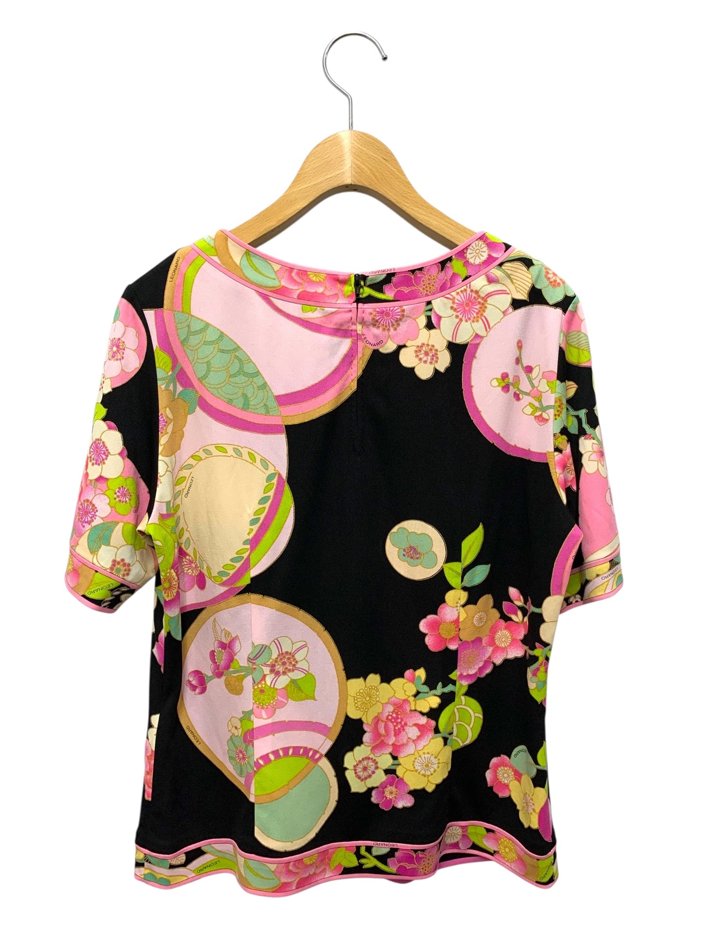 レオナールファッション 0139226 カットソー 38 花柄 フラワーモチーフ マルチカラー IT4C7IL6J44G 【SALE】