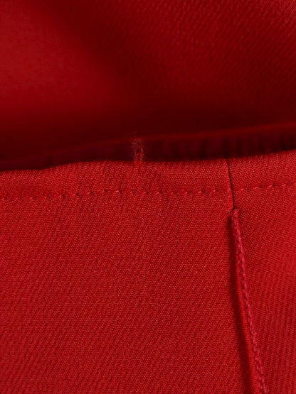 エムズグレイシー 117617 スカート 38 レッド フレア IT254K1GVX1S