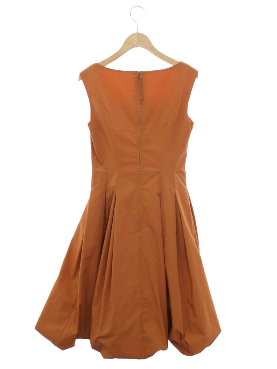 フォクシーニューヨーク 25183 ワンピース 38 オレンジ バルーン ITSTU8MMIDCG