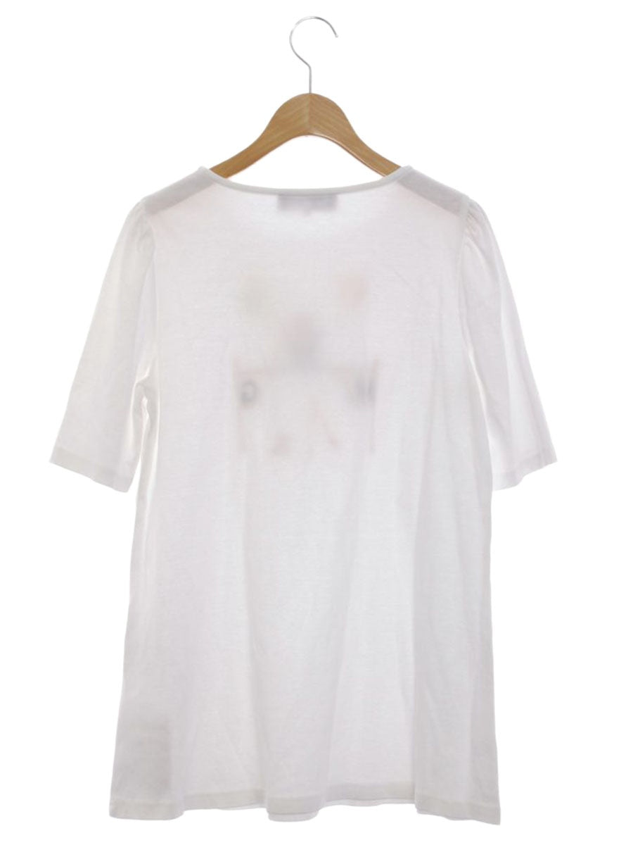 エムズグレイシー 女の子モチーフロングカットソー 415310 40 ホワイト ITRNOQHMZEXK