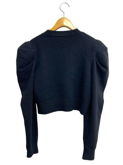 シーニュ ニット F ブラック パフスリーブ プルオーバー IT340OQ4FQGO