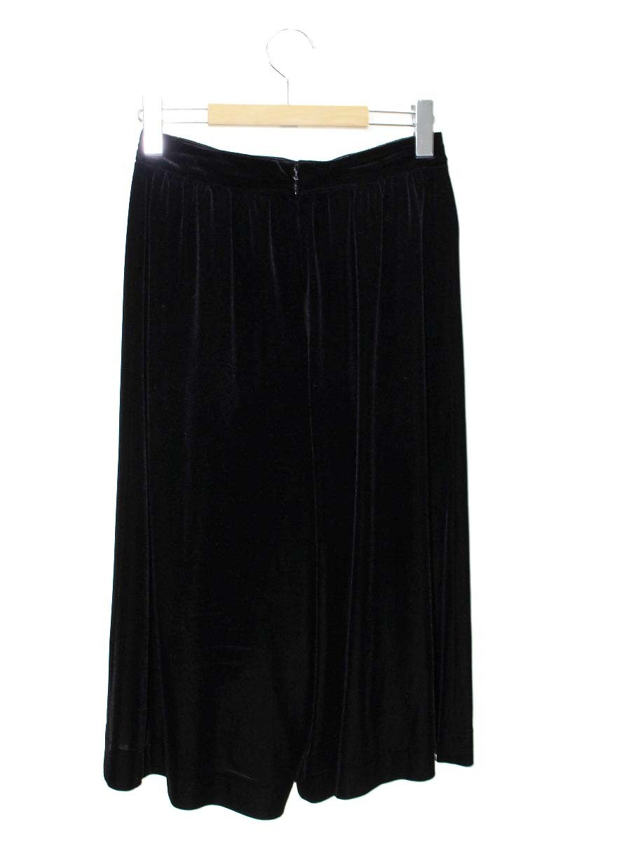 エムズグレイシー 726502 ワイドパンツ 36 ブラック ベロア ITDEGEZN23YP 【SALE】