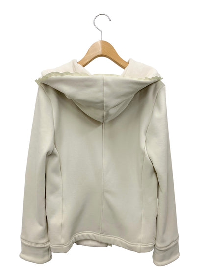 エムズグレイシー ボンバーヒートハーフジャケット 114514 パーカー 36 アイボリー フリル IT98JNG6EQ6L