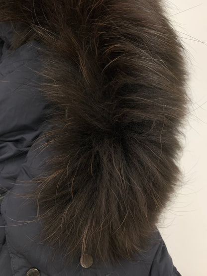 タトラス セラミカ LTA9SH4492 ダウンコート 02 ネイビー ナイロン  ファー IT5WXYLK50O0