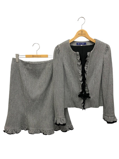 エムズグレイシー 724529 セットアップ 42 ブラック 千鳥格子 IT9PKDWG3K40