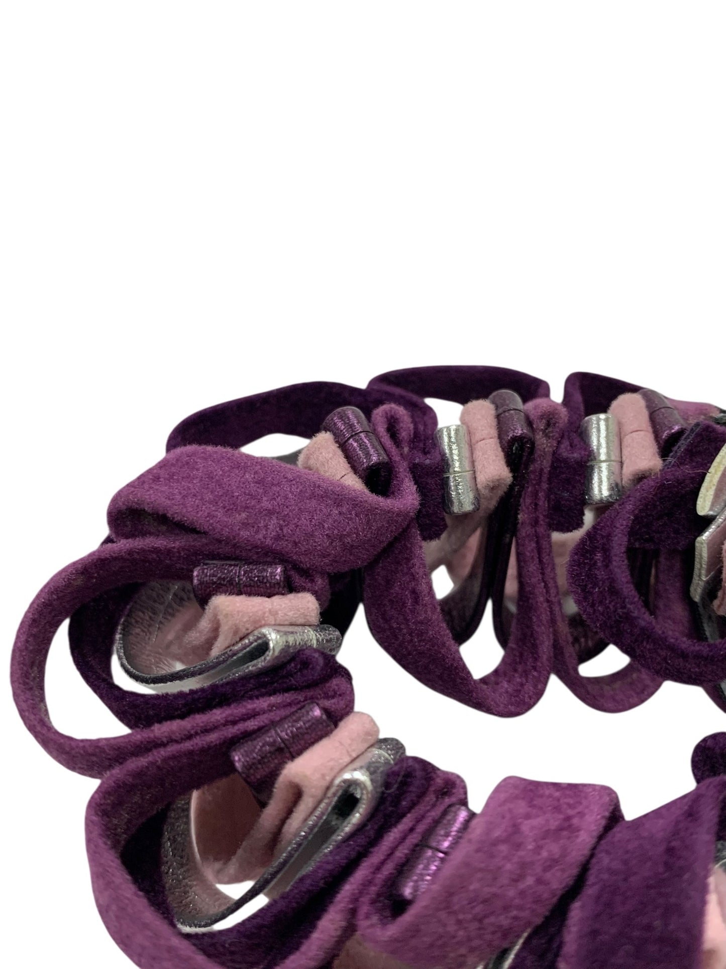 アッカ シュシュ パープル ヘアアクセサリー ヘアーゴム ギャザー ITVKQOB842X6