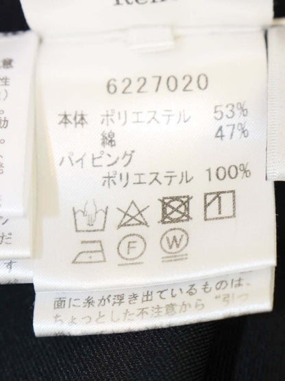 ルネ 6227020 シャツ ブラウス 36 ブラック パール ギャザーパフスリーブ ITAND02ULOUC